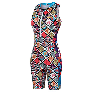 Malciklo Women S Sleeveless Triathlon Tri Suit Black Floral Botanical