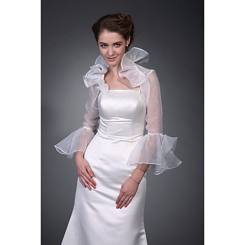 Half Sleeve Coats / Jackets Polyester Party / Evening Wedding Wraps / Women's Wrap With Embroidery
Half Sleeve Coats / Jackets Polyester Party / Evening Wedding Wraps / Women's Wrap With Embroidery