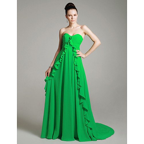 Ball Gown Celebrity Style All Celebrity Styles Inspired by Emmy Formal Evening Dress Sweetheart Neckline Strapless Sleeveless Court Train Chiffon with Ruched Ruffles Split Front 2021
Ball Gown Celebrity Style All Celebrity Styles Inspired by Emmy Formal Evening Dress Sweetheart Neckline Strapless Sleeveless Court Train Chiffon with Ruched Ruffles Split Front 2021