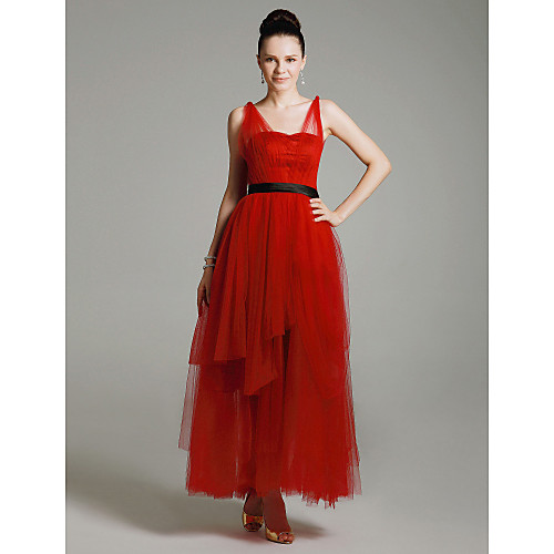 Ball Gown Celebrity Style 1920s Inspired by Emmy Prom Formal Evening Military Ball Dress Straps Sleeveless Ankle Length Tulle with Sash / Ribbon 2021
Ball Gown Celebrity Style 1920s Inspired by Emmy Prom Formal Evening Military Ball Dress Straps Sleeveless Ankle Length Tulle with Sash / Ribbon 2021