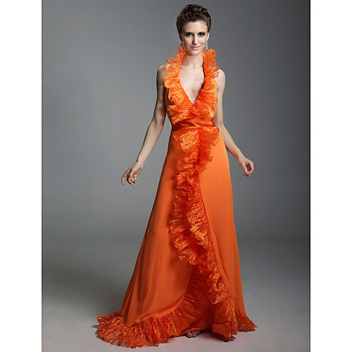 Ball Gown All Celebrity Styles Inspired by Golden Globe Open Back Prom Formal Evening Military Ball Dress Halter Neck V Neck Sleeveless Floor Length Chiffon Organza with Ruffles Split Front 2021
Ball Gown All Celebrity Styles Inspired by Golden Globe Open Back Prom Formal Evening Military Ball Dress Halter Neck V Neck Sleeveless Floor Length Chiffon Organza with Ruffles Split Front 2021
