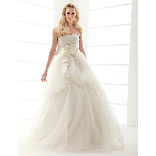 Ball Gown Wedding Dresses Strapless Sweep / Brush Train Organza Sleeveless with 2021
Ball Gown Wedding Dresses Strapless Sweep / Brush Train Organza Sleeveless with 2021