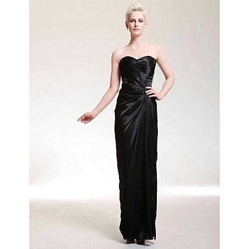 Sheath / Column All Celebrity Styles Open Back Formal Evening Military Ball Dress Sweetheart Neckline Strapless Sleeveless Floor Length Charmeuse with Side Draping 2021
Sheath / Column All Celebrity Styles Open Back Formal Evening Military Ball Dress Sweetheart Neckline Strapless Sleeveless Floor Length Charmeuse with Side Draping 2021