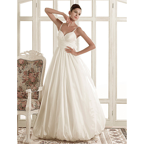 Princess A-Line Wedding Dresses Spaghetti Strap Sweep / Brush Train Taffeta Sleeveless with 2021
Princess A-Line Wedding Dresses Spaghetti Strap Sweep / Brush Train Taffeta Sleeveless with 2021