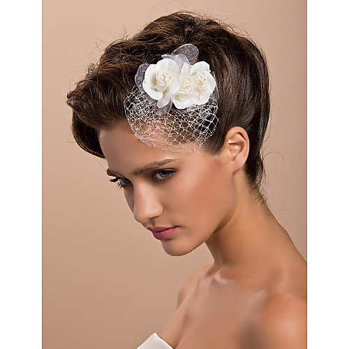 Tulle / Crystal / Fabric Tiaras / Fascinators / Flowers with 1 Wedding / Special Occasion / Party / Evening Headpiece
Tulle / Crystal / Fabric Tiaras / Fascinators / Flowers with 1 Wedding / Special Occasion / Party / Evening Headpiece