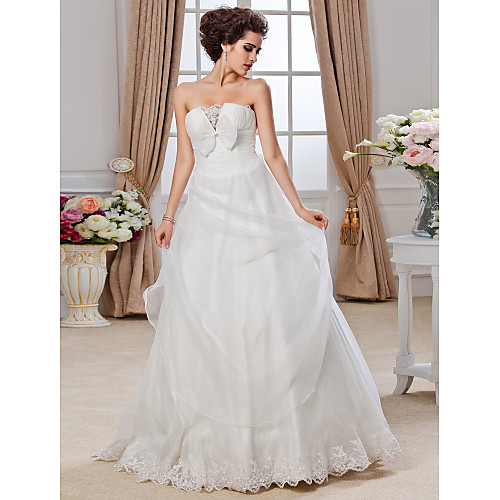 Princess A-Line Wedding Dresses V Neck Scalloped-Edge Floor Length Organza Satin Sleeveless with 2021 / Removable train
Princess A-Line Wedding Dresses V Neck Scalloped-Edge Floor Length Organza Satin Sleeveless with 2021 / Removable train