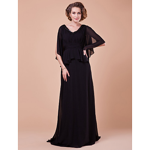 A-Line Mother of the Bride Dress Vintage Inspired V Neck Sweep / Brush Train Chiffon Half Sleeve with Sash / Ribbon Ruched Sequin 2021
A-Line Mother of the Bride Dress Vintage Inspired V Neck Sweep / Brush Train Chiffon Half Sleeve with Sash / Ribbon Ruched Sequin 2021
