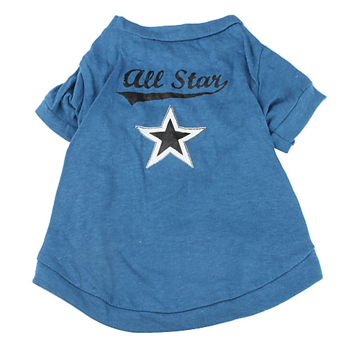 Dog Shirt / T-Shirt Dog Clothes Breathable Blue Costume Cotton Stars XS S M L
Dog Shirt / T-Shirt Dog Clothes Breathable Blue Costume Cotton Stars XS S M L