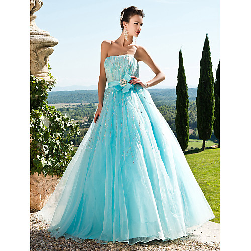 Ball Gown Vintage Inspired Quinceanera Prom Formal Evening Dress Strapless Sleeveless Floor Length Tulle with Sash / Ribbon Sequin Draping 2021
Ball Gown Vintage Inspired Quinceanera Prom Formal Evening Dress Strapless Sleeveless Floor Length Tulle with Sash / Ribbon Sequin Draping 2021