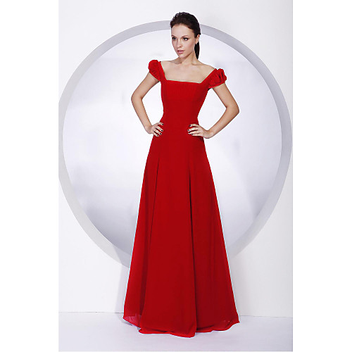 Ball Gown / A-Line Off Shoulder Floor Length Chiffon Bridesmaid Dress with Sash / Ribbon / Pleats
Ball Gown / A-Line Off Shoulder Floor Length Chiffon Bridesmaid Dress with Sash / Ribbon / Pleats