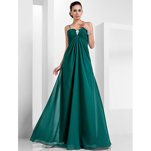 A-Line Empire Holiday Formal Evening Dress Spaghetti Strap Sleeveless Floor Length Chiffon with Crystals 2021
A-Line Empire Holiday Formal Evening Dress Spaghetti Strap Sleeveless Floor Length Chiffon with Crystals 2021