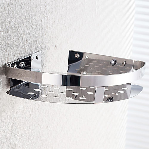 Bathroom Shelf Stainless Steel Wall Mounted 220 x 220 x 60mm (8.7 x 8.7 x 2.4) Stainless Steel Contemporary
Bathroom Shelf Stainless Steel Wall Mounted 220 x 220 x 60mm (8.7 x 8.7 x 2.4) Stainless Steel Contemporary