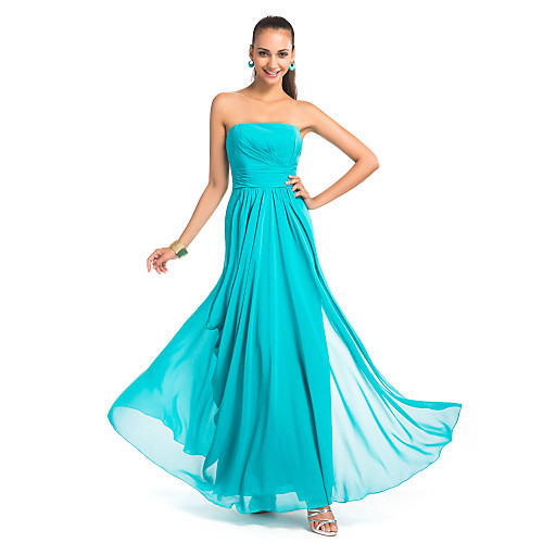 Sheath / Column Open Back Formal Evening Wedding Party Military Ball Dress Strapless Sleeveless Floor Length Chiffon with Ruched Draping 2021
Sheath / Column Open Back Formal Evening Wedding Party Military Ball Dress Strapless Sleeveless Floor Length Chiffon with Ruched Draping 2021