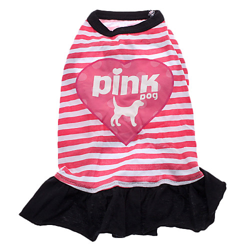 Dog Dress Dog Clothes Breathable Pink Costume Cotton Heart Letter & Number S M L
Dog Dress Dog Clothes Breathable Pink Costume Cotton Heart Letter & Number S M L