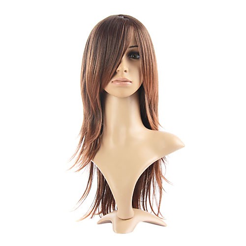 Synthetic Wig Straight Straight Layered Haircut With Bangs Wig Long Brown Synthetic Hair 24 inch Women's Brown
Synthetic Wig Straight Straight Layered Haircut With Bangs Wig Long Brown Synthetic Hair 24 inch Women's Brown