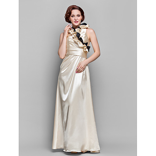 A-Line Mother of the Bride Dress Wrap Included V Neck Floor Length Stretch Satin 3/4 Length Sleeve with Ruffles Side Draping 2021
A-Line Mother of the Bride Dress Wrap Included V Neck Floor Length Stretch Satin 3/4 Length Sleeve with Ruffles Side Draping 2021