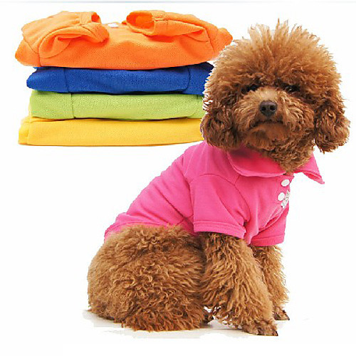 Dog Shirt / T-Shirt / Shirt Black / Blue / Yellow / Purple / Orange / Rose Dog Clothes Winter Solid / Classic
Dog Shirt / T-Shirt / Shirt Black / Blue / Yellow / Purple / Orange / Rose Dog Clothes Winter Solid / Classic
