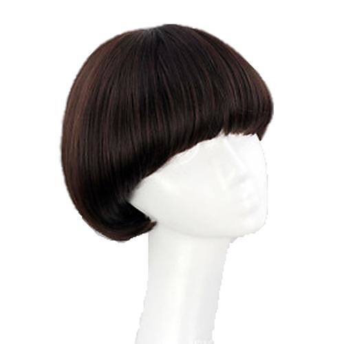 Synthetic Wig Straight Straight Bob With Bangs Wig Dark Auburn Dark Wine Auburn Black Synthetic Hair 8 inch Women's Red Black Brown hairjoy
Synthetic Wig Straight Straight Bob With Bangs Wig Dark Auburn Dark Wine Auburn Black Synthetic Hair 8 inch Women's Red Black Brown hairjoy