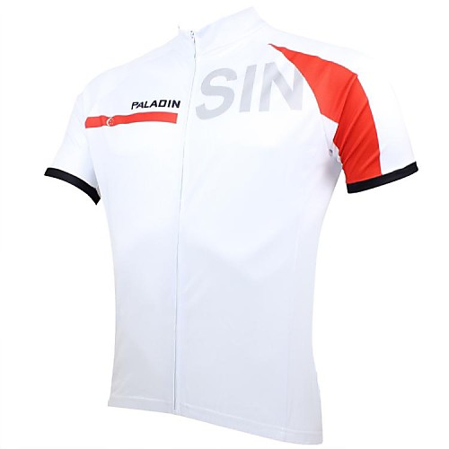 ILPALADINO Men's Short Sleeve Cycling Jersey Red / White Bike Jersey Top Breathable Quick Dry Ultraviolet Resistant Sports Clothing Apparel
ILPALADINO Men's Short Sleeve Cycling Jersey Red / White Bike Jersey Top Breathable Quick Dry Ultraviolet Resistant Sports Clothing Apparel