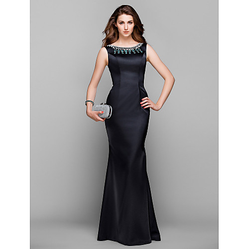 Mermaid / Trumpet Minimalist Elegant Vintage Inspired Prom Formal Evening Military Ball Dress Jewel Neck Sleeveless Floor Length Stretch Satin with Crystal Brooch 2021
Mermaid / Trumpet Minimalist Elegant Vintage Inspired Prom Formal Evening Military Ball Dress Jewel Neck Sleeveless Floor Length Stretch Satin with Crystal Brooch 2021