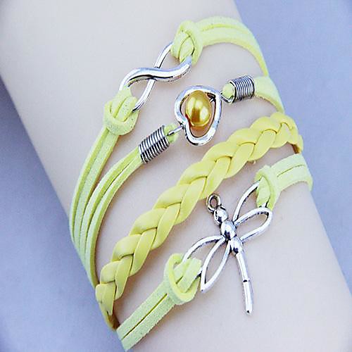 Chain Bracelet Love Party Casual Vintage Leather Bracelet Jewelry White / Black / Yellow For
Chain Bracelet Love Party Casual Vintage Leather Bracelet Jewelry White / Black / Yellow For