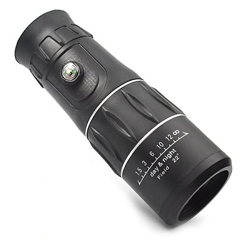 

16 X 52 mm Binoculars Monocular Lenses Compass 66m/8000m Fully Coated BAK4 Rubber