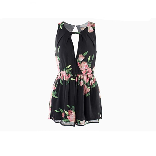 Women's Boho Going out Beach Cut Out White Black Romper Floral Backless Print Cotton
Women's Boho Going out Beach Cut Out White Black Romper Floral Backless Print Cotton