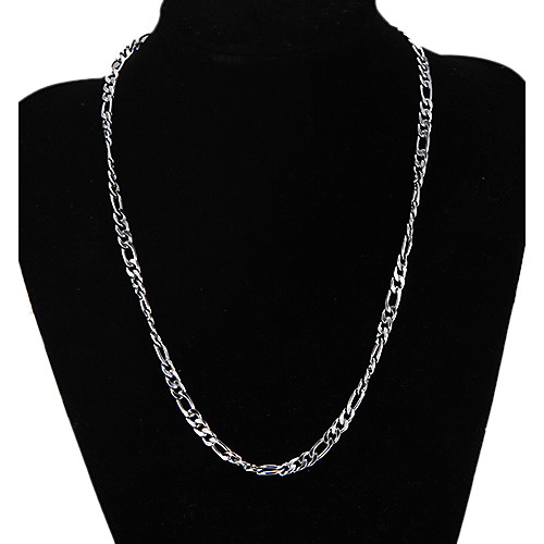 Chain Necklace Figaro Mariner Chain Unique Design Fashion Silver Plated Silver Necklace Jewelry For Christmas Gifts Party Gift Casual Daily
Chain Necklace Figaro Mariner Chain Unique Design Fashion Silver Plated Silver Necklace Jewelry For Christmas Gifts Party Gift Casual Daily
