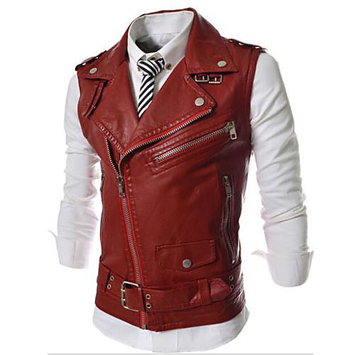 Coats & Jackets Multi Color Classic Style Classic & Timeless Vest PU Coat Tops White
Coats & Jackets Multi Color Classic Style Classic & Timeless Vest PU Coat Tops White