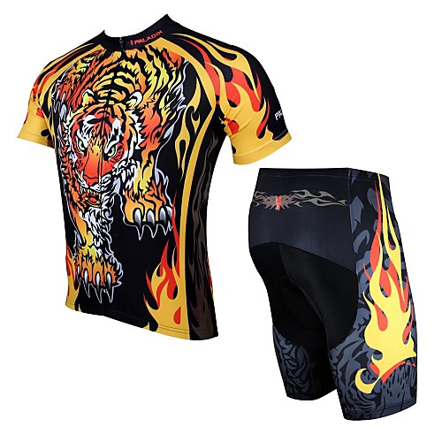 ILPALADINO Men's Short Sleeve Cycling Jersey with Shorts - Black / Yellow Animal Cartoon Bike Shorts Jersey Clothing Suit Breathable Quick Dry Ultraviolet Resistant Sports Polyester Lycra Animal
ILPALADINO Men's Short Sleeve Cycling Jersey with Shorts - Black / Yellow Animal Cartoon Bike Shorts Jersey Clothing Suit Breathable Quick Dry Ultraviolet Resistant Sports Polyester Lycra Animal