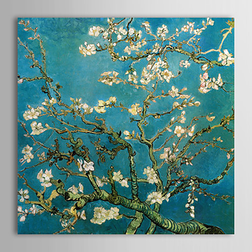 

Canvas Oil Paintings Almond Branches in Bloom, San Remy, c.1890 By Vincent Van Gogh Hand-Painted Ready to Hang