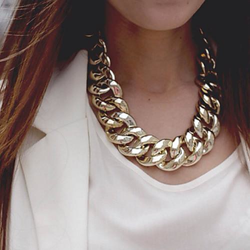 Women's Chain Necklace Statement European Alloy Gold Silver Necklace Jewelry For Party Special Occasion Birthday Gift
Women's Chain Necklace Statement European Alloy Gold Silver Necklace Jewelry For Party Special Occasion Birthday Gift