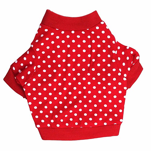 Cat Dog Shirt / T-Shirt Polka Dot Dog Clothes Puppy Clothes Dog Outfits Breathable Red Costume for Girl and Boy Dog Cotton XS S M L
Cat Dog Shirt / T-Shirt Polka Dot Dog Clothes Puppy Clothes Dog Outfits Breathable Red Costume for Girl and Boy Dog Cotton XS S M L