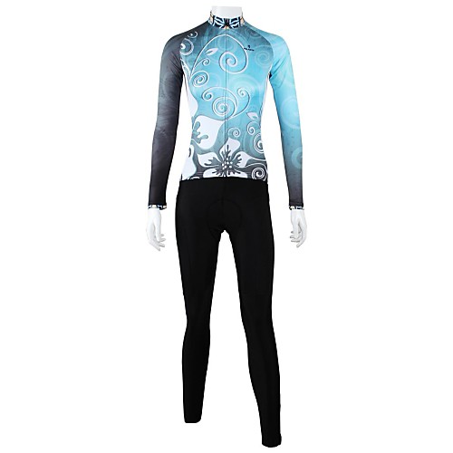 ILPALADINO Women's Long Sleeve Cycling Jersey with Tights Winter Polyester Blue Floral Botanical Plus Size Bike Clothing Suit Windproof Breathable Quick Dry Back Pocket Sports Floral Botanical
ILPALADINO Women's Long Sleeve Cycling Jersey with Tights Winter Polyester Blue Floral Botanical Plus Size Bike Clothing Suit Windproof Breathable Quick Dry Back Pocket Sports Floral Botanical