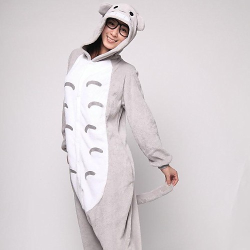 Adults' Kigurumi Pajamas Cat Totoro Animal Onesie Pajamas Polar Fleece Cosplay For Men and Women Animal Sleepwear Cartoon Festival / Holiday Costumes
Adults' Kigurumi Pajamas Cat Totoro Animal Onesie Pajamas Polar Fleece Cosplay For Men and Women Animal Sleepwear Cartoon Festival / Holiday Costumes