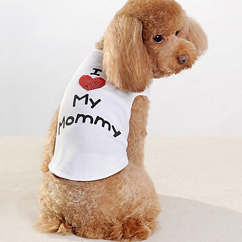Dog Shirt / T-Shirt Letter & Number Dog Clothes Puppy Clothes Dog Outfits White Costume for Girl and Boy Dog Cotton XXS XS S M L
Dog Shirt / T-Shirt Letter & Number Dog Clothes Puppy Clothes Dog Outfits White Costume for Girl and Boy Dog Cotton XXS XS S M L