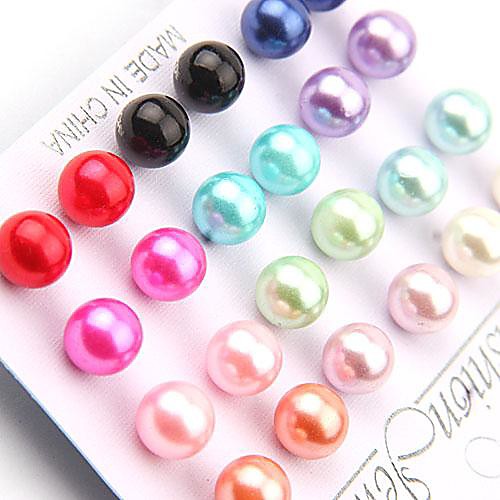 Women's Stud Earrings Ladies Fashion Earrings Jewelry Black / Pink For Party Daily Casual Sports 24pcs
Women's Stud Earrings Ladies Fashion Earrings Jewelry Black / Pink For Party Daily Casual Sports 24pcs
