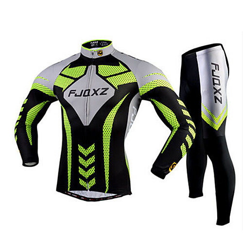 FJQXZ Men's Long Sleeve Cycling Jersey with Tights Green Stripes Bike Tights Clothing Suit Breathable 3D Pad Quick Dry Ultraviolet Resistant Sports Polyester Mesh Stripes Mountain Bike MTB Road Bike
FJQXZ Men's Long Sleeve Cycling Jersey with Tights Green Stripes Bike Tights Clothing Suit Breathable 3D Pad Quick Dry Ultraviolet Resistant Sports Polyester Mesh Stripes Mountain Bike MTB Road Bike