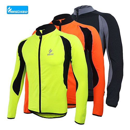 Arsuxeo Men's Long Sleeve Cycling Jacket Winter Fleece Black Orange Green Patchwork Bike Jersey Top Mountain Bike MTB Road Bike Cycling Thermal Warm Fleece Lining Breathable Sports Clothing Apparel
Arsuxeo Men's Long Sleeve Cycling Jacket Winter Fleece Black Orange Green Patchwork Bike Jersey Top Mountain Bike MTB Road Bike Cycling Thermal Warm Fleece Lining Breathable Sports Clothing Apparel