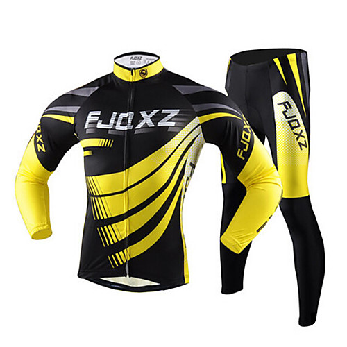 FJQXZ Men's Long Sleeve Cycling Jersey with Tights Winter Fleece Mesh Polyester Stripes Bike Clothing Suit Thermal Warm Fleece Lining Breathable Quick Dry Ultraviolet Resistant Sports Stripes
FJQXZ Men's Long Sleeve Cycling Jersey with Tights Winter Fleece Mesh Polyester Stripes Bike Clothing Suit Thermal Warm Fleece Lining Breathable Quick Dry Ultraviolet Resistant Sports Stripes