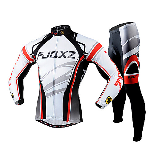 FJQXZ Men's Long Sleeve Cycling Jersey with Tights White Bike Clothing Suit Breathable 3D Pad Quick Dry Ultraviolet Resistant Back Pocket Winter Sports Polyester Mesh Curve Mountain Bike MTB Road
FJQXZ Men's Long Sleeve Cycling Jersey with Tights White Bike Clothing Suit Breathable 3D Pad Quick Dry Ultraviolet Resistant Back Pocket Winter Sports Polyester Mesh Curve Mountain Bike MTB Road