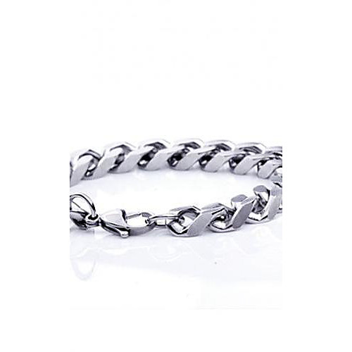 Men's Chain Bracelet Fashion Titanium Steel Bracelet Jewelry Silver For Party Daily Casual
Men's Chain Bracelet Fashion Titanium Steel Bracelet Jewelry Silver For Party Daily Casual