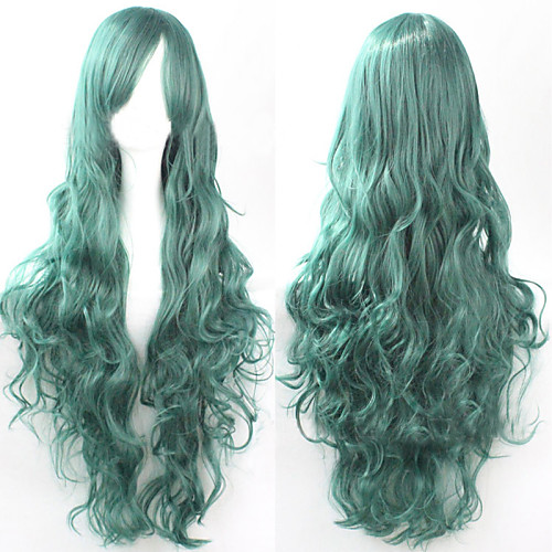 Synthetic Wig Curly Loose Wave Natural Wave Natural Wave Curly Asymmetrical Wig Long Green Synthetic Hair 25 inch Women's Natural Hairline Green
Synthetic Wig Curly Loose Wave Natural Wave Natural Wave Curly Asymmetrical Wig Long Green Synthetic Hair 25 inch Women's Natural Hairline Green
