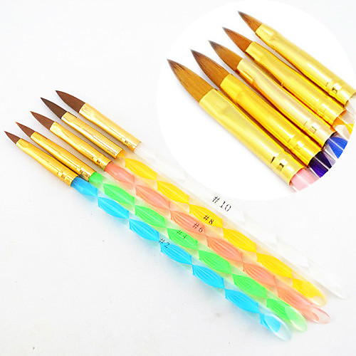 Synthetic Hair Plastic Metal Nail Art Accessories Nail Acrylic Brush for Finger Nail Toe Nail Acrylic Brush / Brushes
Synthetic Hair Plastic Metal Nail Art Accessories Nail Acrylic Brush for Finger Nail Toe Nail Acrylic Brush / Brushes