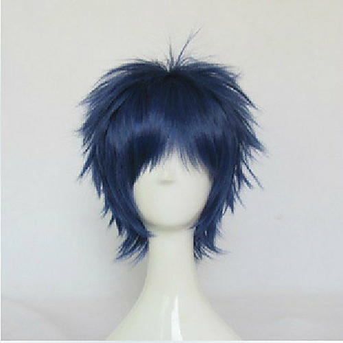 Cosplay Costume Wig Synthetic Wig Straight Straight Wig Short Blue Synthetic Hair Women's Blue hairjoy
Cosplay Costume Wig Synthetic Wig Straight Straight Wig Short Blue Synthetic Hair Women's Blue hairjoy