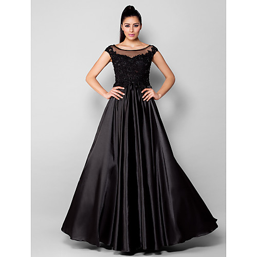 Ball Gown Minimalist Formal Evening Dress Illusion Neck Short Sleeve Floor Length Stretch Satin with Beading Appliques 2021
Ball Gown Minimalist Formal Evening Dress Illusion Neck Short Sleeve Floor Length Stretch Satin with Beading Appliques 2021