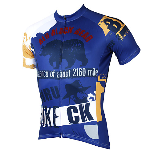 ILPALADINO Men's Short Sleeve Cycling Jersey Polyester Blue Cartoon Bike Jersey Top Mountain Bike MTB Road Bike Cycling Breathable Quick Dry Ultraviolet Resistant Sports Clothing Apparel / Stretchy
ILPALADINO Men's Short Sleeve Cycling Jersey Polyester Blue Cartoon Bike Jersey Top Mountain Bike MTB Road Bike Cycling Breathable Quick Dry Ultraviolet Resistant Sports Clothing Apparel / Stretchy