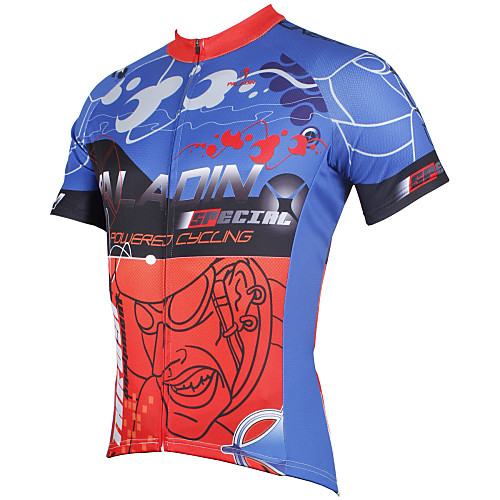 ILPALADINO Men's Short Sleeve Cycling Jersey Polyester Blue Cartoon Bike Jersey Top Breathable Quick Dry Ultraviolet Resistant Sports Clothing Apparel / Stretchy / Back Pocket
ILPALADINO Men's Short Sleeve Cycling Jersey Polyester Blue Cartoon Bike Jersey Top Breathable Quick Dry Ultraviolet Resistant Sports Clothing Apparel / Stretchy / Back Pocket