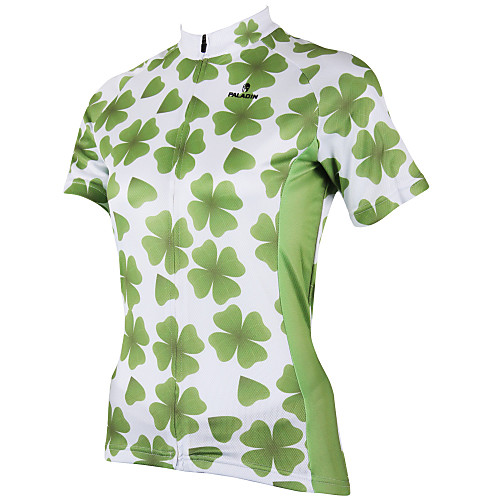 ILPALADINO Women's Short Sleeve Cycling Jersey Polyester Green Bike Jersey Top Road Bike Cycling Breathable Quick Dry Ultraviolet Resistant Sports Clothing Apparel / Stretchy / Back Pocket
ILPALADINO Women's Short Sleeve Cycling Jersey Polyester Green Bike Jersey Top Road Bike Cycling Breathable Quick Dry Ultraviolet Resistant Sports Clothing Apparel / Stretchy / Back Pocket