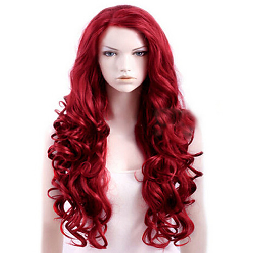 Synthetic Wig Curly Side Part Wig Long Red Synthetic Hair Women's High Quality Red
Synthetic Wig Curly Side Part Wig Long Red Synthetic Hair Women's High Quality Red